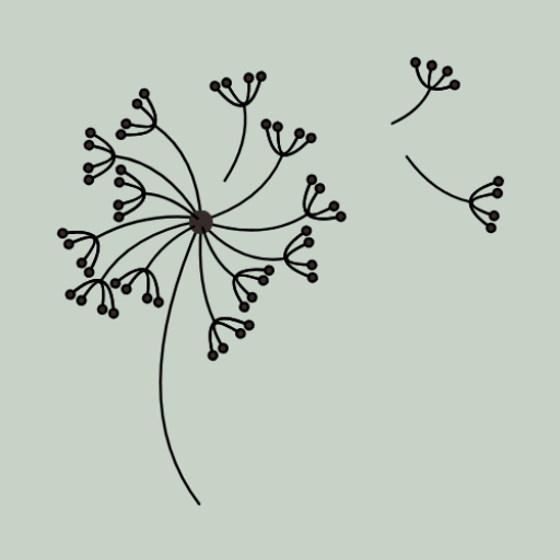 Aesphyre-pluisje op groene achtergrond